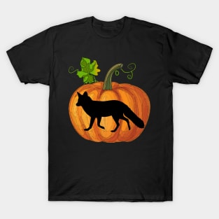 Fox in pumpkin T-Shirt